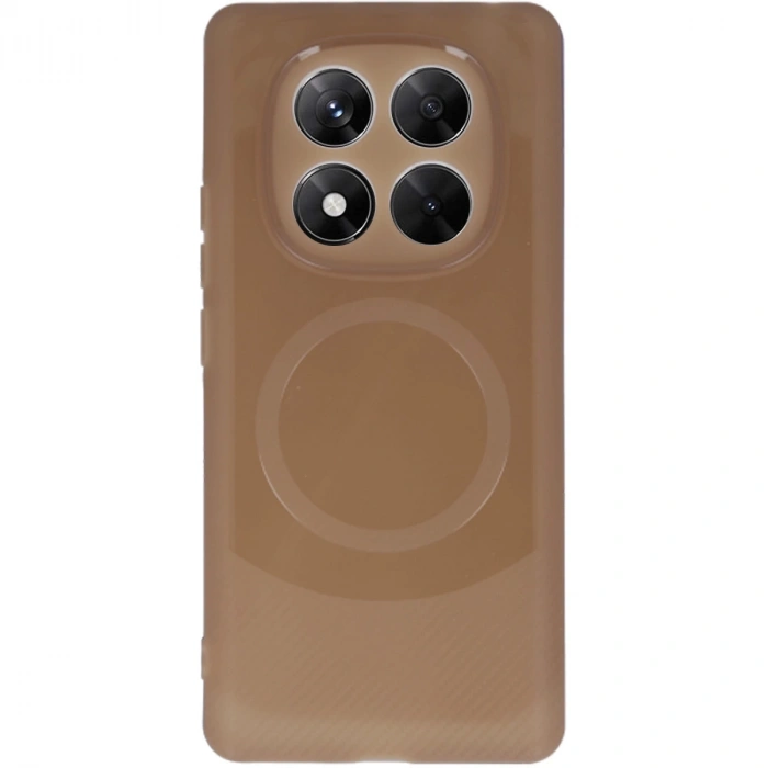 Xiaomi Redmi Note 14 Pro 4g Kılıf Maya Karbon Kapak - Kahverengi