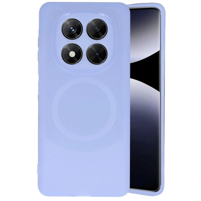 Xiaomi Redmi Note 14 Pro 4g Kılıf Maya Karbon Kapak - Lila
