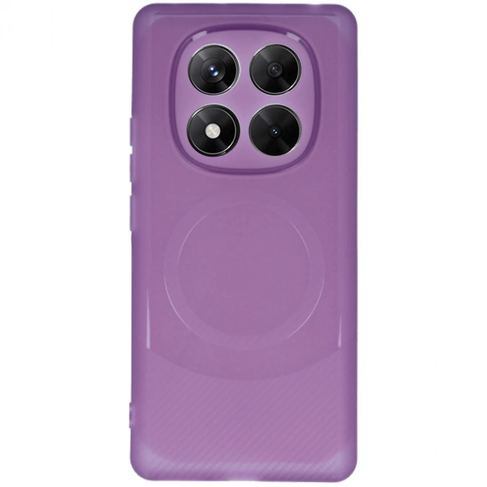 Xiaomi Redmi Note 14 Pro 4g Kılıf Maya Karbon Kapak - Mürdüm