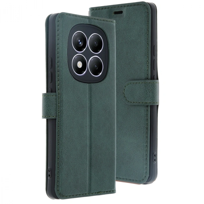 Xiaomi Redmi Note 14 Pro 4g Kılıf Trend S Plus Kapaklı Kılıf - Yeşil