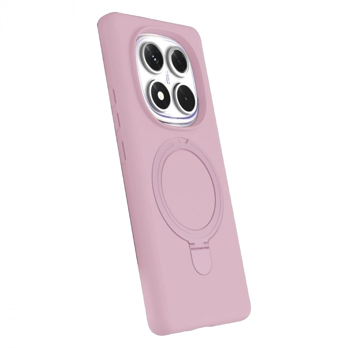 Xiaomi Redmi Note 14 Pro 4g Regal Magsafe Standlı Kapak - Açık Pembe