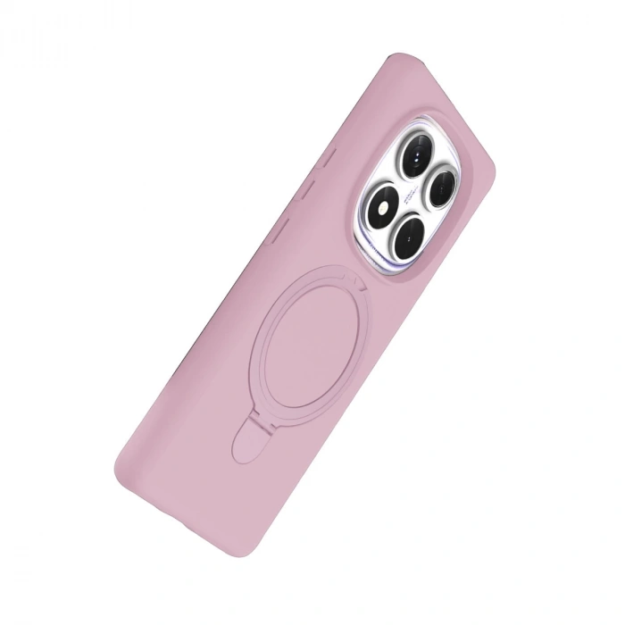 Xiaomi Redmi Note 14 Pro 4g Regal Magsafe Standlı Kapak - Açık Pembe