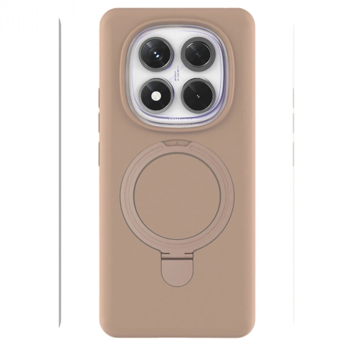 Xiaomi Redmi Note 14 Pro 4g Regal Magsafe Standlı Kapak - Çöl Titanyum