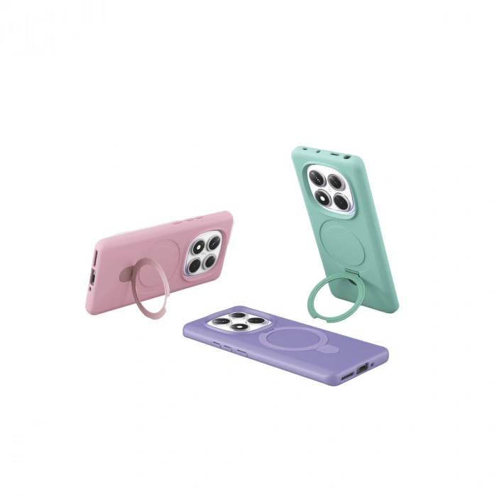 Xiaomi Redmi Note 14 Pro 4g Regal Magsafe Standlı Kapak - Lacivert