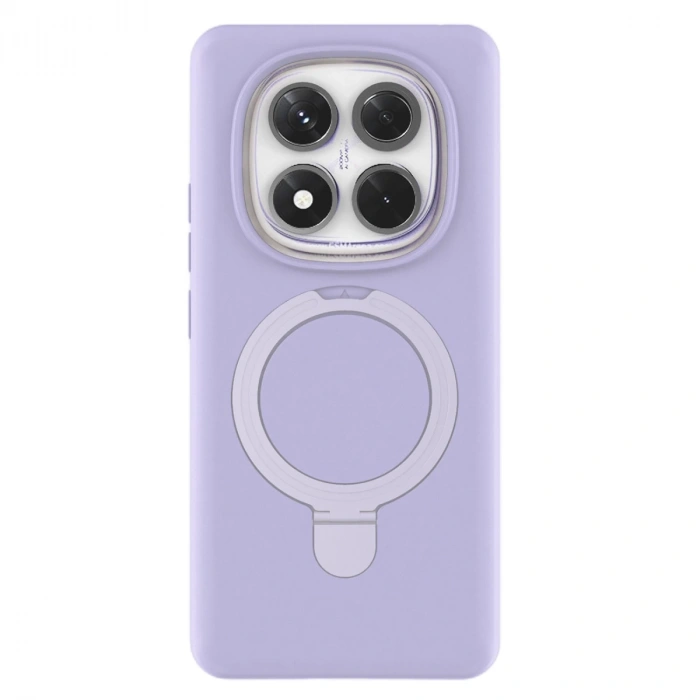 Xiaomi Redmi Note 14 Pro 4g Regal Magsafe Standlı Kapak - Lila