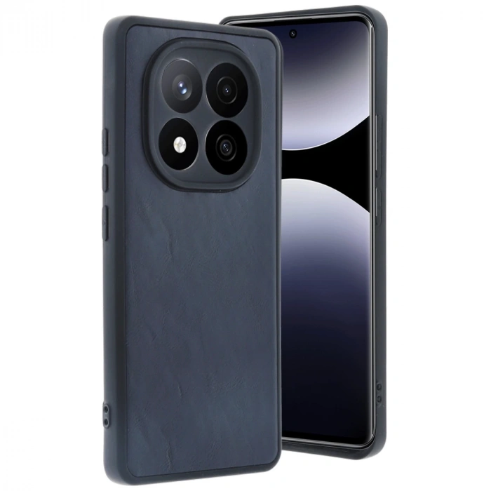 Xiaomi Redmi Note 14 Pro 5g Kılıf Aras Deri Kapak - Lacivert