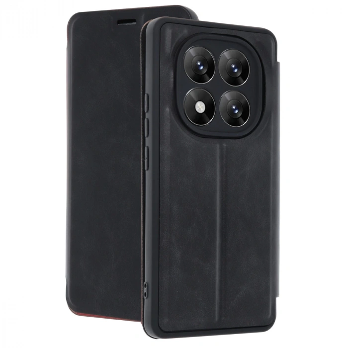 Xiaomi Redmi Note 14 Pro 5g Kılıf Flip Cover - Siyah