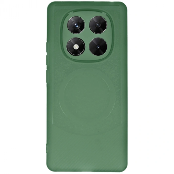 Xiaomi Redmi Note 14 Pro 5g Kılıf Maya Karbon Kapak - Koyu Yeşil