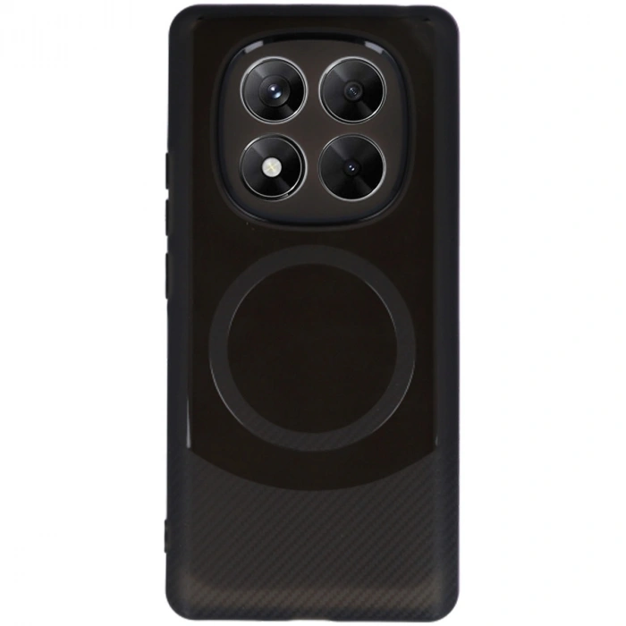 Xiaomi Redmi Note 14 Pro 5g Kılıf Maya Karbon Kapak - Siyah
