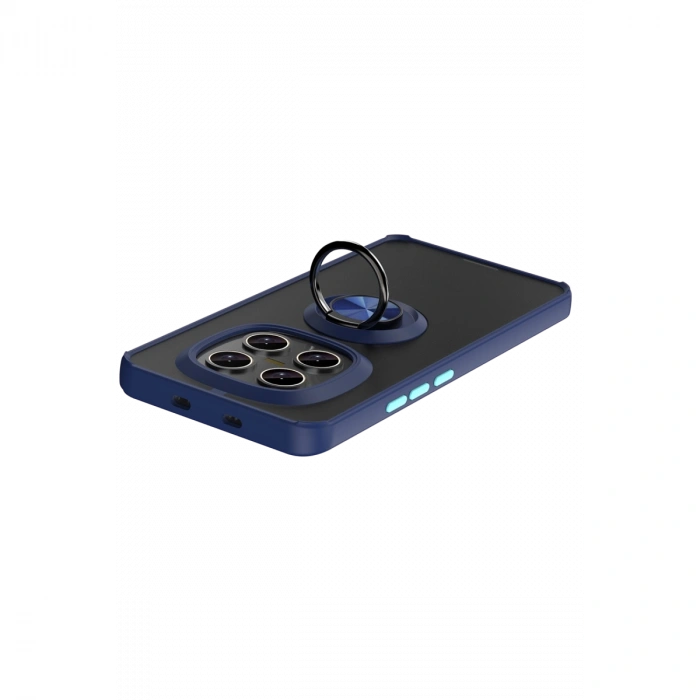 Xiaomi Redmi Note 15 4g Montreal Yüzüklü Silikon Kapak - Lacivert