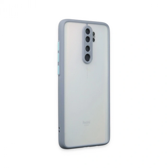 Xiaomi Redmi Note 8 Pro Kılıf Montreal Silikon Kapak - Gri