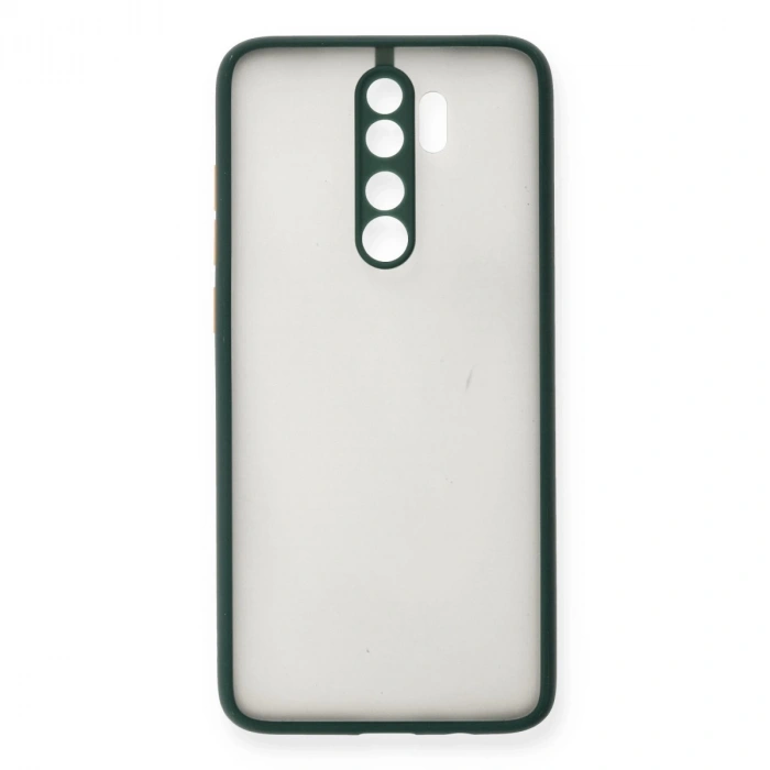 Xiaomi Redmi Note 8 Pro Kılıf Montreal Silikon Kapak - Yeşil