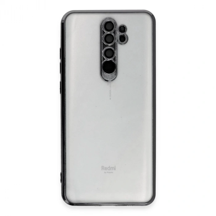 Xiaomi Redmi Note 8 Pro Kılıf Razer Lensli Silikon - Siyah