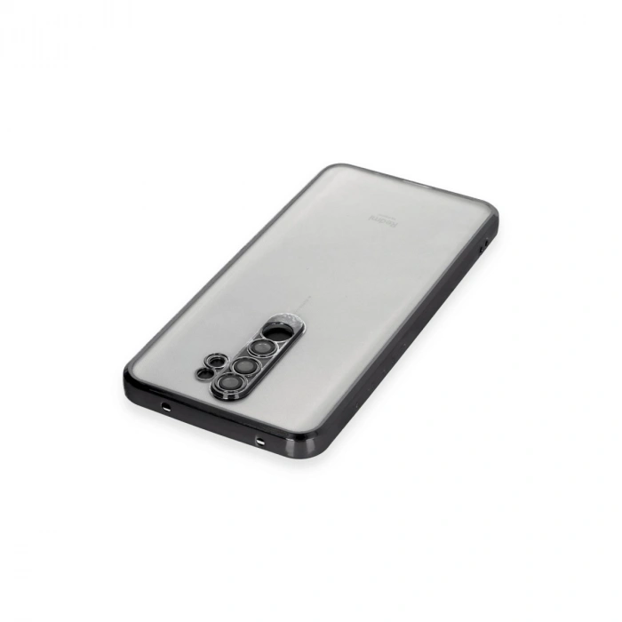 Xiaomi Redmi Note 8 Pro Kılıf Razer Lensli Silikon - Siyah