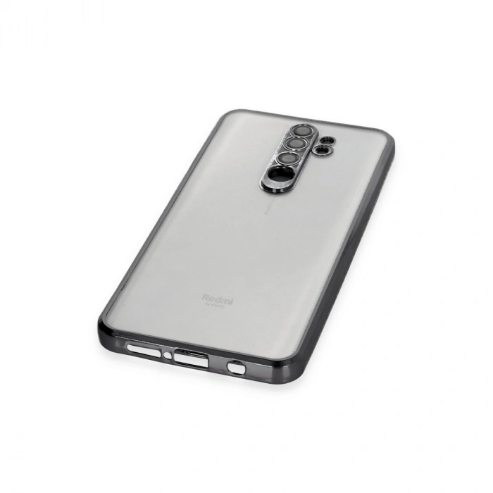 Xiaomi Redmi Note 8 Pro Kılıf Razer Lensli Silikon - Siyah