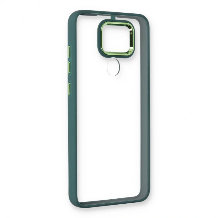 Xiaomi Redmi Note 9 Kılıf Dora Kapak - Haki Yeşil