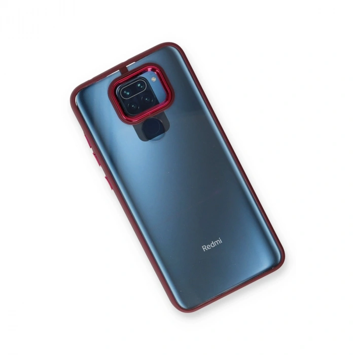 Xiaomi Redmi Note 9 Kılıf Dora Kapak - Kırmızı