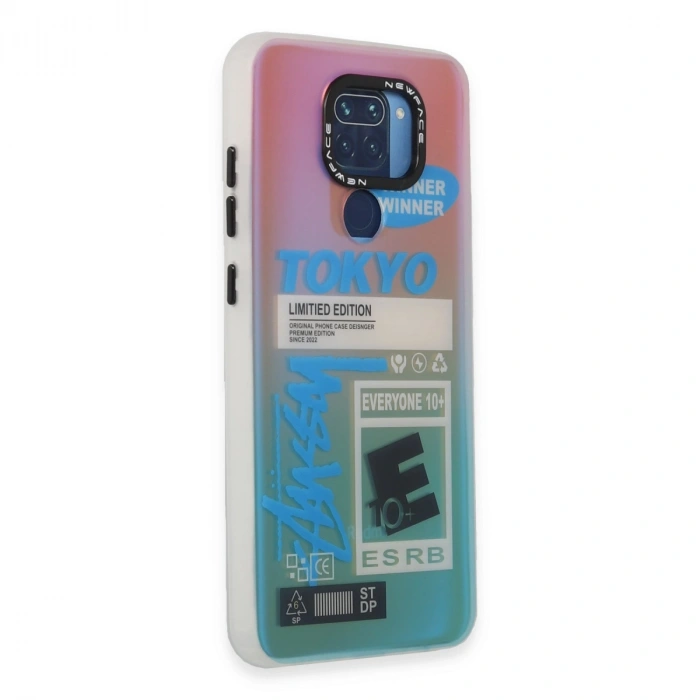 Xiaomi Redmi Note 9 Kılıf Estoril Desenli Kapak - Estoril - 1