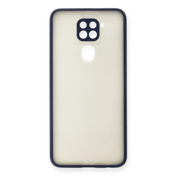 Xiaomi Redmi Note 9 Kılıf Montreal Silikon Kapak - Lacivert