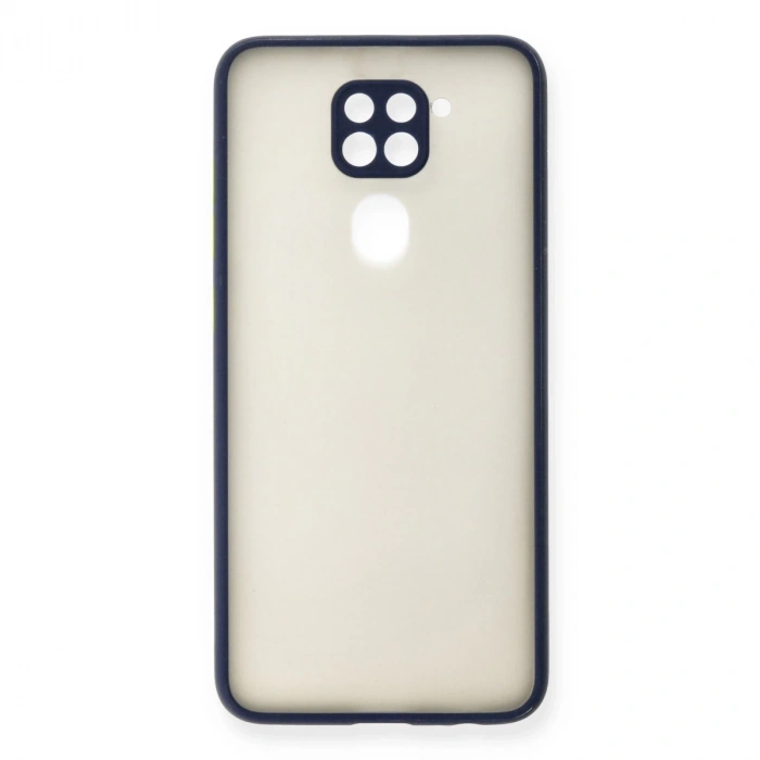 Xiaomi Redmi Note 9 Kılıf Montreal Silikon Kapak - Lacivert