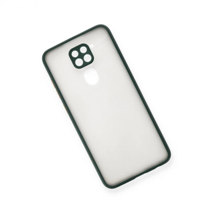 Xiaomi Redmi Note 9 Kılıf Montreal Silikon Kapak - Yeşil