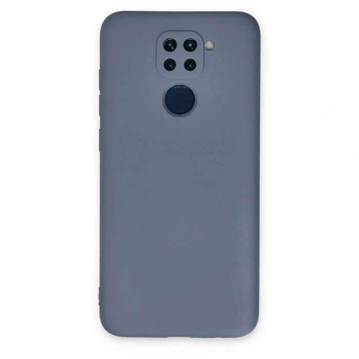 Xiaomi Redmi Note 9 Kılıf Nano İçi Kadife Silikon - Gri
