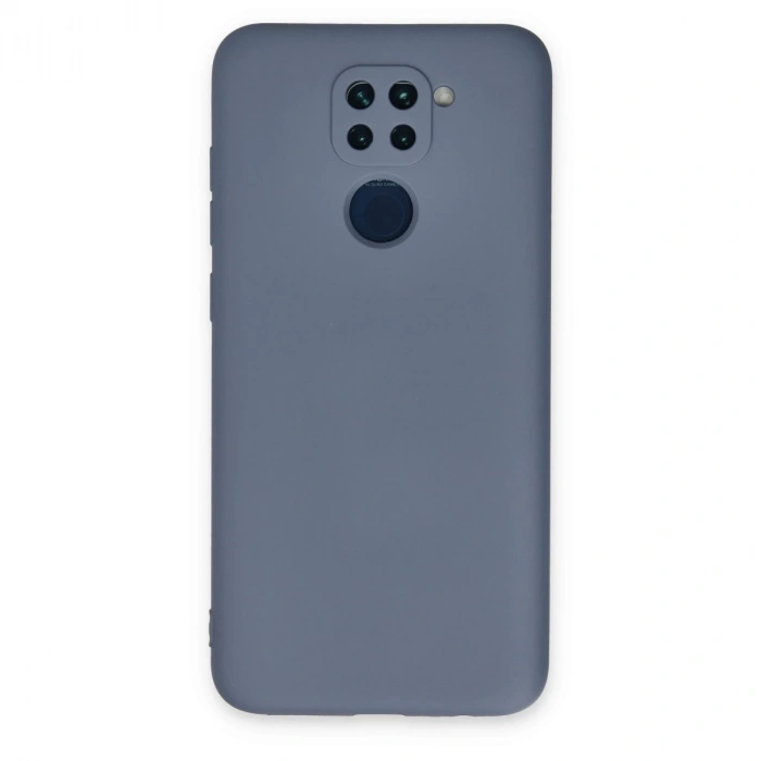 Xiaomi Redmi Note 9 Kılıf Nano İçi Kadife Silikon - Gri