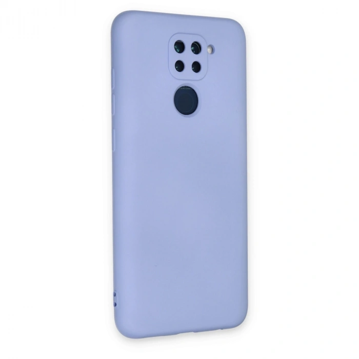 Xiaomi Redmi Note 9 Kılıf Nano İçi Kadife Silikon - Lila
