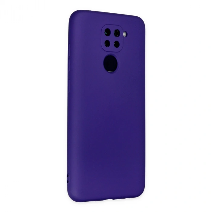 Xiaomi Redmi Note 9 Kılıf Nano İçi Kadife Silikon - Mor