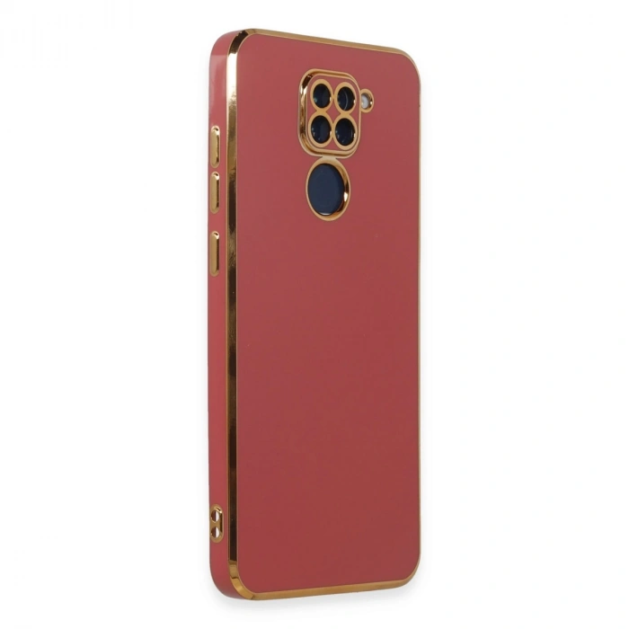 Xiaomi Redmi Note 9 Kılıf Volet Silikon - Kırmızı