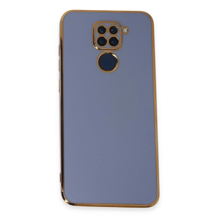 Xiaomi Redmi Note 9 Kılıf Volet Silikon - Mavi