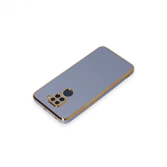 Xiaomi Redmi Note 9 Kılıf Volet Silikon - Mavi