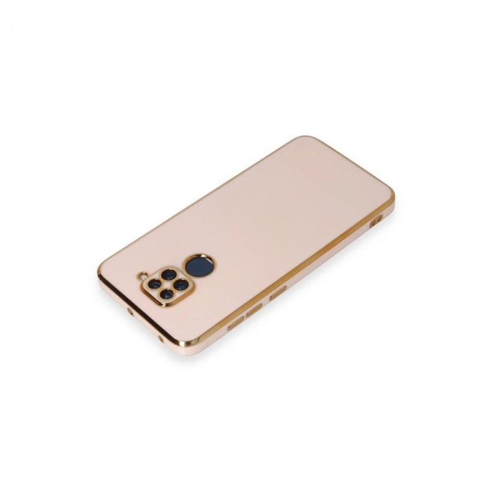 Xiaomi Redmi Note 9 Kılıf Volet Silikon - Pembe