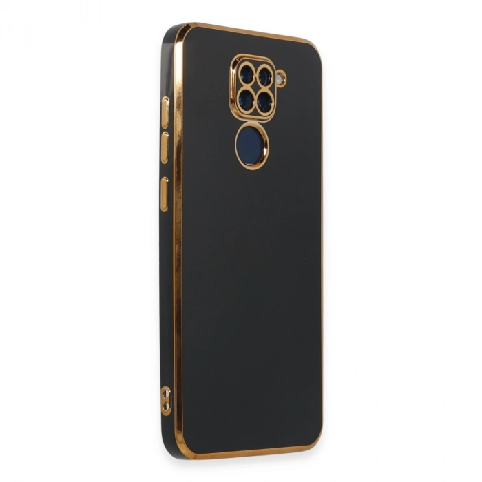 Xiaomi Redmi Note 9 Kılıf Volet Silikon - Siyah