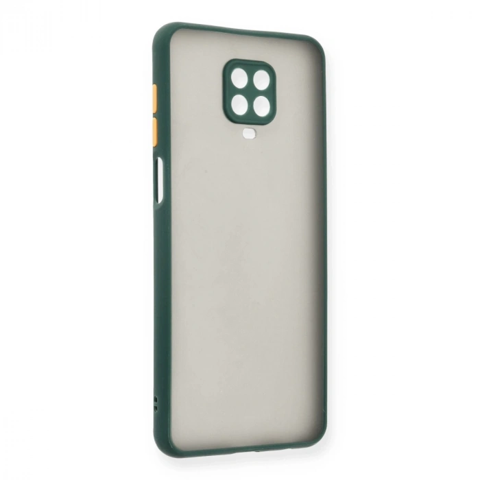 Xiaomi Redmi Note 9 Pro Kılıf Montreal Silikon Kapak - Yeşil