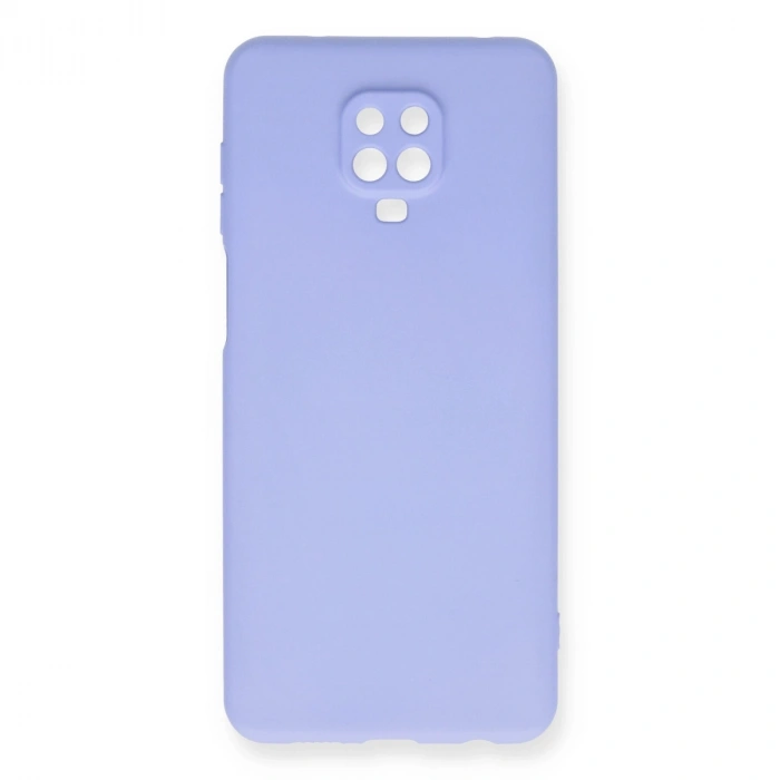 Xiaomi Redmi Note 9 Pro Kılıf Nano İçi Kadife Silikon - Lila