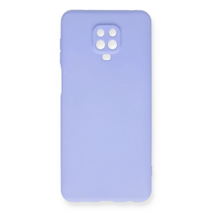 Xiaomi Redmi Note 9 Pro Kılıf Nano İçi Kadife Silikon - Lila