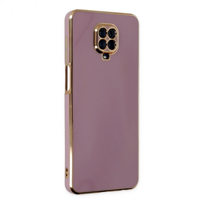 Xiaomi Redmi Note 9 Pro Kılıf Volet Silikon - Mor