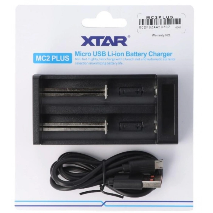 Xtar Mc2 Plus İkili Li-ion Pil Şarj Cihazı