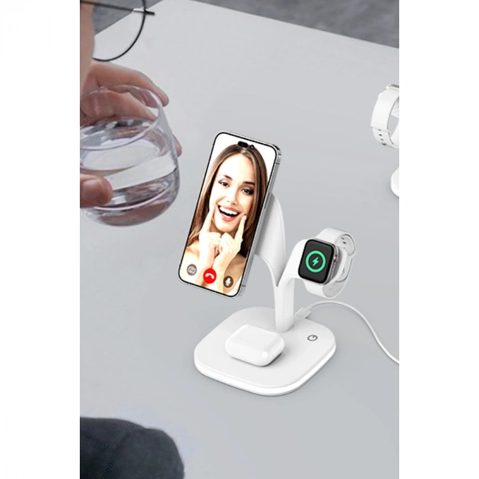 Ym-ud22 Kablosuz Şarj Masaüstü Set - Beyaz