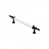 10 Adet Beyaz - Siyah Boru Kulp 9.6cm (5580)