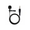3.5mm Jak 1.5 Metre Double Mikrofon - Siyah
