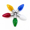 50 Adet Mix Renkli Gece Lambası Ampul E14 - 10w C7 (5580)