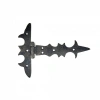 Antika Tarz Dekoratif Pirinç Kuyruklu Lale Menteşe - 147x193 Mm, Oksit