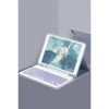 Apple İpad 10.2 (9.nesil) Kılıf Kc01 Smart Klavyeli Tablet Kılıfı - Lacivert