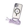 Apple İphone 11 Kılıf Divo Lazer Askılı Magsafe Kapak - Lila