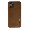 Apple İphone 11 Pro Max Kılıf Loop Deri Silikon - Kahverengi