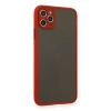 Apple İphone 11 Pro Max Kılıf Montreal Silikon Kapak - Kırmızı