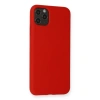 Apple İphone 11 Pro Max Kılıf Nano İçi Kadife Silikon - Kırmızı