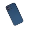 Apple İphone 12 Kılıf Coco Deri Silikon Kapak - Açık Mavi